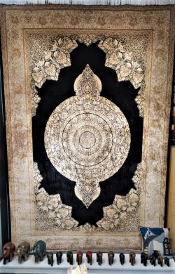 SILK CARPET AND SCARFS